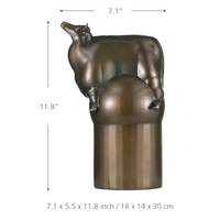 Acrobat Cattle Tomfeel Fiberglas-Skulptur Hauptdekoration ursprünglicher Entwurf exaggerative Modell