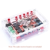 Acryl DIY Fall-Abdeckung Shell für TDA7492P 2 * 25W drahtlose BT 4.0 Audio Receiver Verstärker-Brett-Modul mit AUX-Schnittstelle