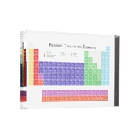 Acryl Periodensystem Anzeige Kinder Lehrmittel Home Decoration Mehrfarbige chemische Element Anzeige