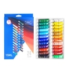 Acrylfarbe Set 15ml jede Tube Wasserdicht Reiche Pigmente 12 Farben Künstlerbedarf für Kinder Studenten Erwachsene Künstler Maler DIY Wandmalerei auf Leinwand Holz Stein Keramik Handwerk Halloween Party