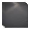 Acrylglas Reflexionstafel 28x28cm/11x11 Zoll Quadratisch 3pcs Fotografie Hintergrund Boards für Stillleben Fotografie Schmuck Uhren Artikel Fotografie(Schwarz)