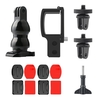 Action Kamera Helmhalterung Schnallenplatte + Mini Halterung + Adapter & Lange Schraube + Kamerahalterung