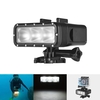 Action-Kamera-Licht Wasserdicht LED-Videoleuchte Dimmable Lampe Unterwasser 40M Tauchen mit 900mAh Akku für GOPRO 7 oder jede Aktion Kamera