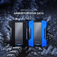 ADATA HD830 Externe Festplatte Tragbare Festplatte 5 TB USB3.1 Anti-Schock-Datenverschlüsselung für unterwegs (Blau)