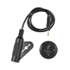 Adeline AD-30 Mini Piezo Pickup Kontakt Mikrofon Transducer mit 6, 35mm Ausgangstecker Schwanz Nagelklemme für Akustik Klassische Folk Gitarre Violine Ukulele