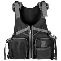 Adjustable Fishing Lifesaving Jacket Safety Life Vest Outdoor Multi-functional Jacket For Men Women