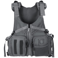 Adjustable Fishing Lifesaving Jacket Safety Life Vest Outdoor Multi-functional Jacket For Men Women