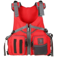 Adjustable Fishing Lifesaving Jacket Safety Life Vest Outdoor Multi-functional Jacket For Men Women
