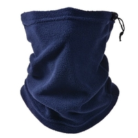 Adjustable Polar Fleece Neck Warmer Windproof Winter Warm Neck Gaiter Face Mask Scarf for Cycling Fishing Skating Running Camping Hiking