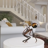 Affe Carrys Baby-Tooarts Metall-Skulptur Eisen-Skulptur Abstrakte Skulptur Moderne Skulptur Hauptdekoration Ornament Geschenk