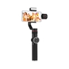 AFI V5 Portable 3-Achsen-Handheld Gimbal Handy-Video-Stabilisator mit Dimmable füllen Licht horizontale vertikale Aufnahme Zeitraffer Panorama-Aufnahme für unter 6 Zoll Smartphones für GoPro Hero 3/3 + / 4/5 Tragfähigkeit 75g-200g