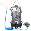 AFISHTOUR 12L Tragbare Camping Dusche Tasche mit Fuß Pumpe und Dusche Kopf Schlauch