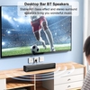 AFK BT601 BT HiFi Soundbar 10W Lautsprecher LED RGB Licht Computer Spiel Subwoofer Lautsprecher Heimkino Soundbar Stereo Wiederaufladbare Musik player Unterstützung USB/AUX/FM/BT für PC Laptop Smartphone Tablet