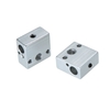 Aibecy 2pcs Aluminium Heizblock Hot End Heizblock 20 * 20 * 10mm kompatibel