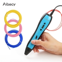 Aibecy 3D Druck Stift LCD Display arbeiten mit ABS PLA Filament für Kinder Kunst Handwerk Zeichnung DIY Geschenk