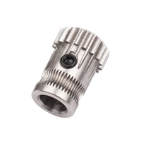 Aibecy 3D-Druckerzubehör Antriebszahnrad Doppelzahnrad-Antriebsrad Extruderzahnrad mit oberem Draht für 3D-Drucker Creality Ender 3 5 CR10 Pro CR-10