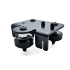 Aibecy 3D-Extruder-Rückplatte X-Achsen-Extruder-Befestigungsplatte Dichtheit mit Riemenscheibenschlüssel einstellbar Kompatibel mit Creaity 3D Series Anet i3 3D-Drucker
