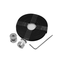 Aibecy 3D Printer Tool Kit 16 Zähne 20 Zähne Timing Alumiun Riemenscheibenräder 2 Meter Timing GT2 Gürtel Inbusschlüssel Zubehörteile Suite für 3D-Drucker