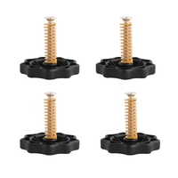 Aibecy 4pcs Verbesserter Durchmesser der Handdreh-Nivelliermutter