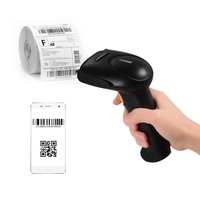 Aibecy Barcode-Handscanner USB 2.4G Wireless 1D 2D-QR-Code-Scanner BT-Leser CMOS-Bild Office Electronic Scanning Supplies