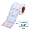 Aibecy Buntes Thermodruck Etikettenpapier Preisschild Selbstklebender Etikettendrucker Aufkleber Wasserdicht ölbeständig Reißfest für Name Price Office Home Storage für DP23 DP30 Serie Thermodrucker Etikettendrucker Maschine