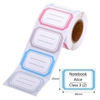 Aibecy Buntes Thermodruck Etikettenpapier Preisschild Selbstklebender Etikettendrucker Aufkleber Wasserdicht ölbeständig Reißfest für Name Price Office Home Storage für DP23 DP30 Serie Thermodrucker Etikettendrucker Maschine