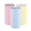 Aibecy Color Thermopapierrolle 57 * 30 mm Bill Receipt Fotopapier Klardruck für PeriPage A6 Pocket Thermodrucker für PAPERANG P1 / P2 Mini Fotodrucker,  3 Rollen