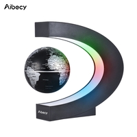 Aibecy Creative 3 Zoll C geformte Magnetschwebebahn Weltkarte