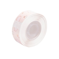 Aibecy Cute Pattern Thermo-Etikettenpapier Selbstklebendes Druckpapierband Name Preis Barcode-Aufkleber Wasserdicht ölbeständig Reißfest für D30S Tragbarer Etikettendrucker,  Erdbeere 12x30mm 210 Etiketten/Rolle