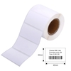 Aibecy Etikettendrucker Aufkleber Thermoetikettenpapier Selbstklebende bedruckbare Papierrolle Wasserdicht Ölbeständig Reißfest für Preis Name Barcodedruck für Thermodrucker der Serie DP23/DP30 Etikettendrucker