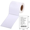 Aibecy Etikettendrucker Aufkleber Thermoetikettenpapier Selbstklebende bedruckbare Papierrolle Wasserdicht Ölbeständig Reißfest für Preis Name Barcodedruck für Thermodrucker der Serie DP23/DP30 Etikettendrucker