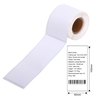 Aibecy Etikettendrucker Aufkleber Thermoetikettenpapier Selbstklebende bedruckbare Papierrolle Wasserdicht Ölbeständig Reißfest für Preis Name Barcodedruck für Thermodrucker der Serie DP23/DP30 Etikettendrucker