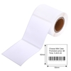 Aibecy Etikettendrucker Aufkleber Thermoetikettenpapier Selbstklebende bedruckbare Papierrolle Wasserdicht Ölbeständig Reißfest für Preis Name Barcodedruck für Thermodrucker der Serie DP23/DP30 Etikettendrucker