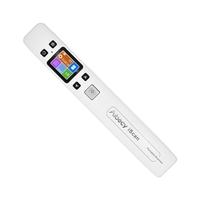 Aibecy iScan02 Portable Handheld Wand Dokument / Buch / Bilder Scanner 1050 dpi Auflösung High Speed ​​Scannen A4 Größe JPEG / PDF-Format Bunte LCD-Display für Office Business Reciepts