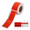 Aibecy Kabeletikett Selbstklebendes Thermodruck-Aufkleberpapier Wasserdichtes,  ölfestes,  reißfestes Etikettenband für Kabel Drähte Schmuck für Thermodrucker der Serie DP23 Etikettendrucker,  1 Rolle 25x38mm+40mm 100 Blatt