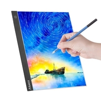 Aibecy LED A3 Light Panel Grafiktablett Lichtpad Digitales Tablett Copyboard mit 3-stufiger dimmbarer Helligkeit zum Nachzeichnen von Zeichnungen,  Kopieren,  Anzeigen von Diamond Painting Supplies