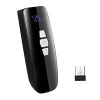 Aibecy Mini 1D Barcode-Scanner 3-in-1 BT / 2, 4G Wireless / USB-Barcode-Lesegerät mit Bildschirm Kompatibel mit Windows Mac Android iOS für Supermarket Retail Logistics Warehouse