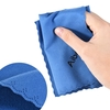 Aibecy Multipurpose Microfaser Reinigungstuch Adopt für Microsuede für Glas Schreibwaren Bürobedarf Kamera Objektive Telefon Tabletten Flachbildschirm TV Pack von 1 Blau