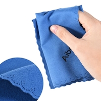 Aibecy Multipurpose Microfaser Reinigungstuch Adopt für Microsuede für Glas Schreibwaren Bürobedarf Kamera Objektive Telefon Tabletten Flachbildschirm TV Pack von 1 Blau