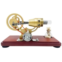 Aibecy Retro Style Hot Air Stirling Engine Motor Model