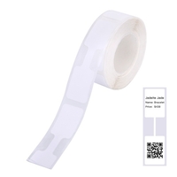 Aibecy Schmucketikett Preisschild Thermodruck-Aufkleberpapier Selbstklebendes wasserdichtes,  ölfestes,  reißfestes Etikettenband für Thermodrucker-Etikettenmaschine der DP23-Serie,  1 Rolle 14x53mm 100 Blatt Sheet