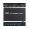 AIMOS AM-KVM 201CL 2-in-1-HDMI / USB-KVM-Switch-Unterstützung HD 2K * 4K 2 Hosts teilen sich 1 Monitor / Tastatur- und Maussatz