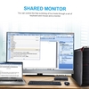 AIMOS HDMI KVM-Umschalter 4K 2 in 1 aus KVM-Umschalter Tastatur Maus USB Shared Display Synchronization Controller