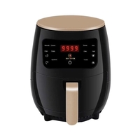 Air Fryer Ofen Airfryer 4.75Qt (4.5L) 1200W Großer elektrischer Air Fryer Herd Bratentopf mit Temperaturregelung Antihaft-Fry Basket Auto Shut Off Funktion 60min Timer 110-220V