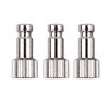 Airbrush Quick Disconnect Coupler Release Fitting 3-teilig Stecker M5 * 0, 4 Buchse Kompatibel mit Badger Airbrush