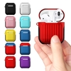 Airpods-Schutzhülle für AirPods 1 Wired 2-in-1-Silikonkoffer Creative Anti-Sturz-Schutzhülle Lila
