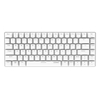 Ajazz AK33 82 Tasten USB-Kabel Mechanische Tastatur Monochromatische Hintergrundbeleuchtung Gaming-Tastatur Weiß mit schwarzen Schaltern