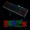 Ajazz AK35i / Ak35i RGB mechanische Gaming-Tastatur schaltet schwarz / blau / braun / rot Achse verdrahtete weiße LED-Hintergrundbeleuchtung Ergonomische hintergrundbeleuchtete Tastatur All-Key-Anti-Ghosting-PC-Gamer-Home-Office