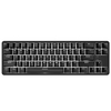 Ajazz K680T Wired & BT Mechanische Tastatur mit zwei Modi 68 Tasten Kompakte weiße Hintergrundbeleuchtung Mechanische Tastatur Schwarz mit blauen Schaltern