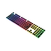 AJAZZ PBT Pudding Keycap 108 Keys PBT Keycap Set mit gefrostetem Handgefühl für mechanische Tastatur Schwarz (nur Tastenkappen)
